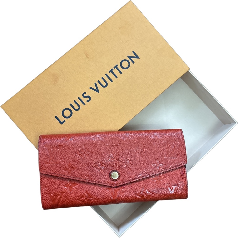 Louis Vuitton Emprainte Red Women's Wallet🔥